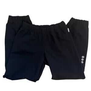Reima Fleece-Lined Outdoor Pants Kids 8 size 128 Black Rain Snow